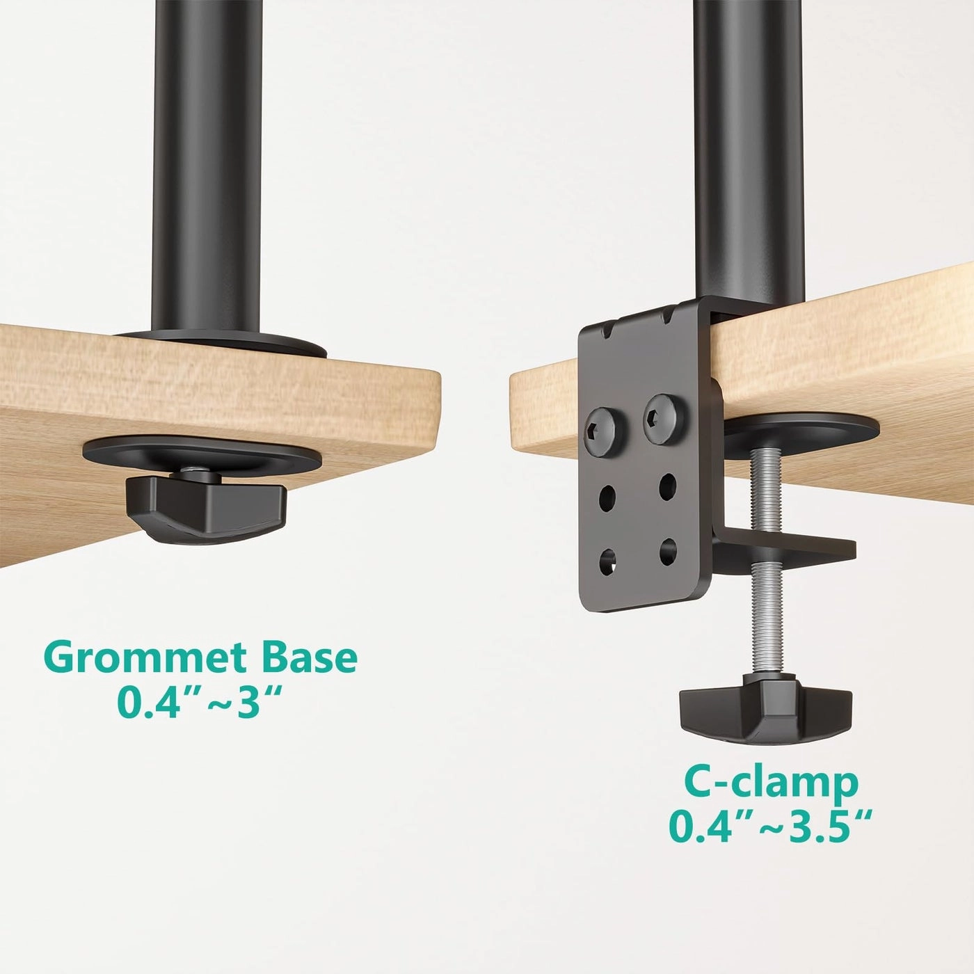 Single Monitor Mount - 17-34 inch 75 and 100mm
