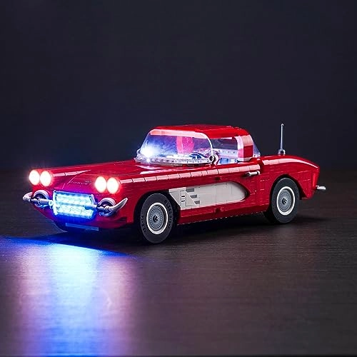 BrickBling LED Light Kit - Compatible with 10321 Chevrolet Corvette
