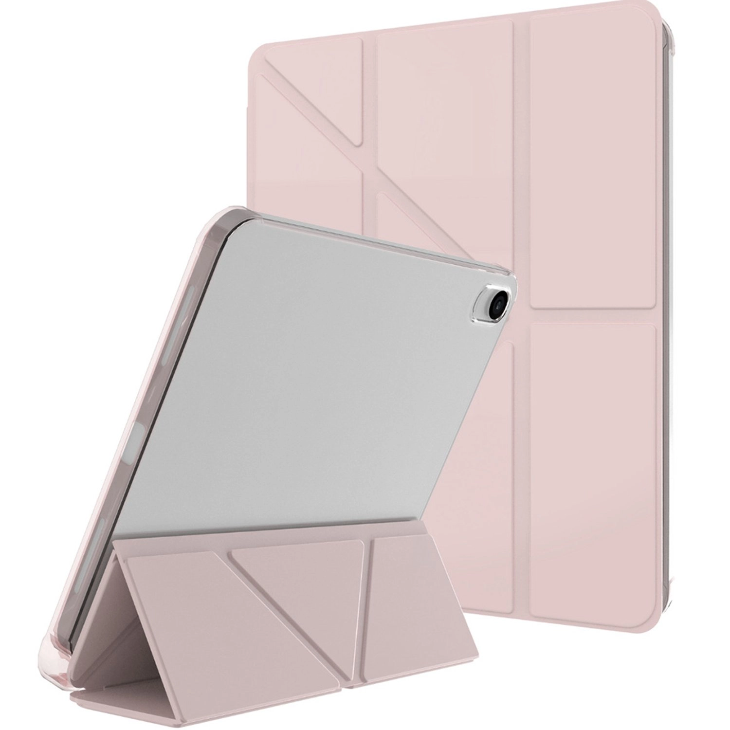 INFINYTY Convertible Tri-Fold Stand Case with Stylus Holder for iPad 11th Gen 11-inch and iPad 10th Gen 10.9-inch