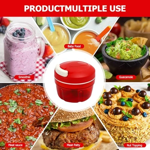 Manual Rope Chopper - 500ml 3 blades