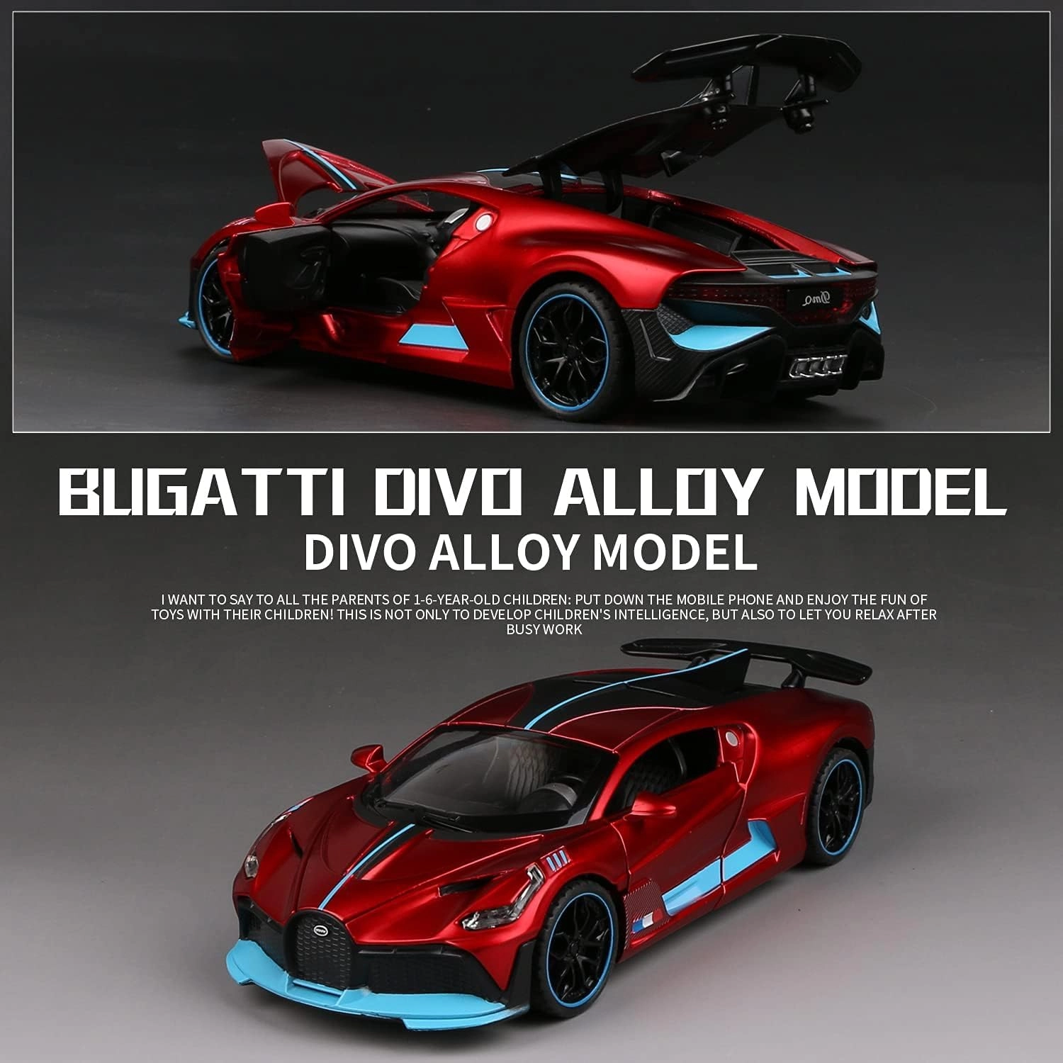 Bugatti DIVO-Black 1:32 - 1pcs