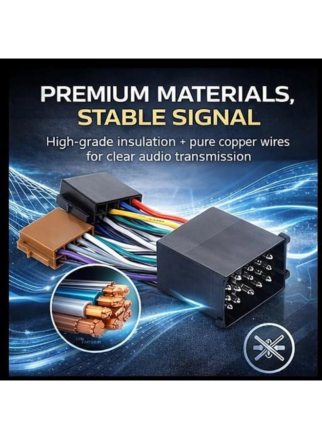 Radio Adapter Harness - ISO Plug Fits for E36 E46 E39