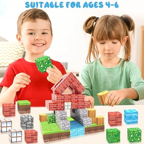 Magnetic Building Blocks - 100 pcs