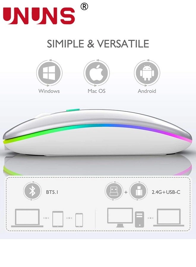 Rechargeable Wireless Bluetooth Mouse - Wireless