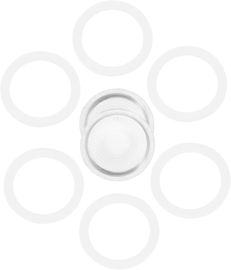 Alipis Replacement Gasket Seal Ring and Mesh Holder - 8 Pieces Professional