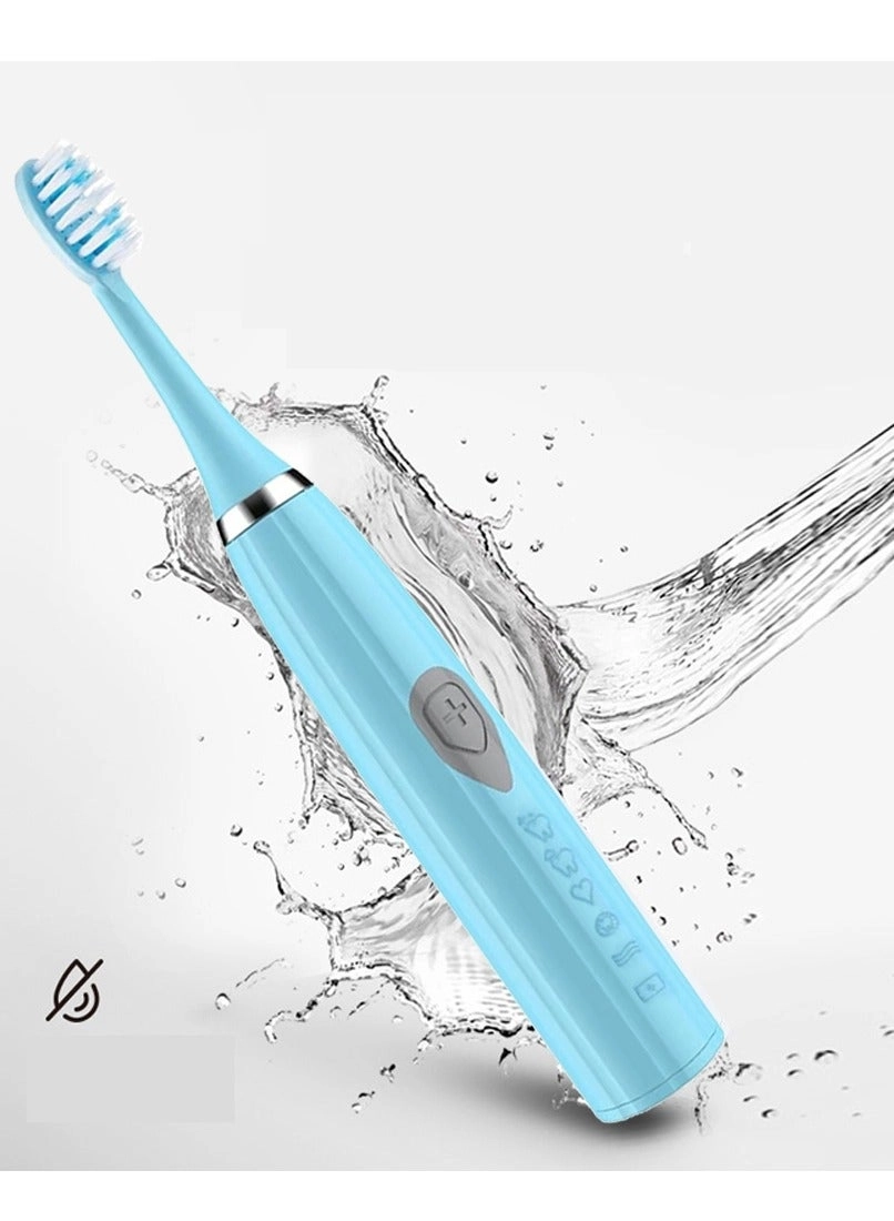 Electric Toothbrush - 3 Brushheads Blue