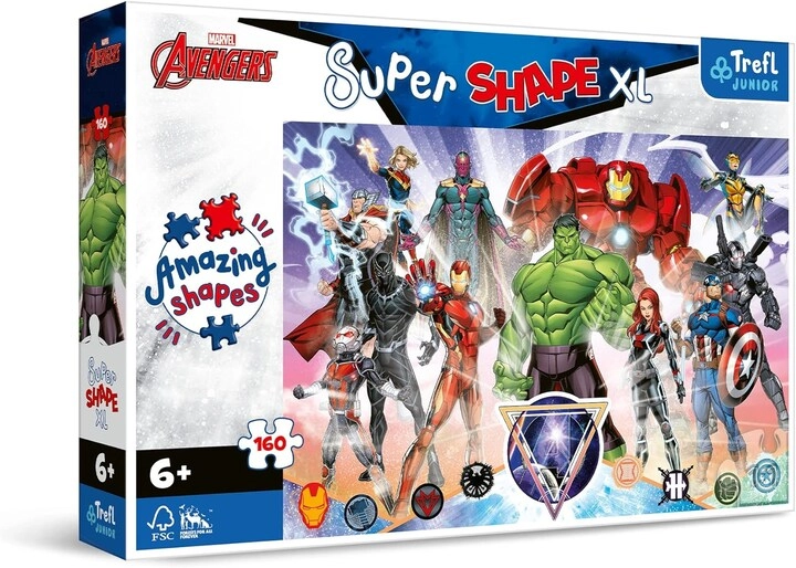 Trefl Courage Of The Avengers Puzzle (5900511500233) - 160 pcs