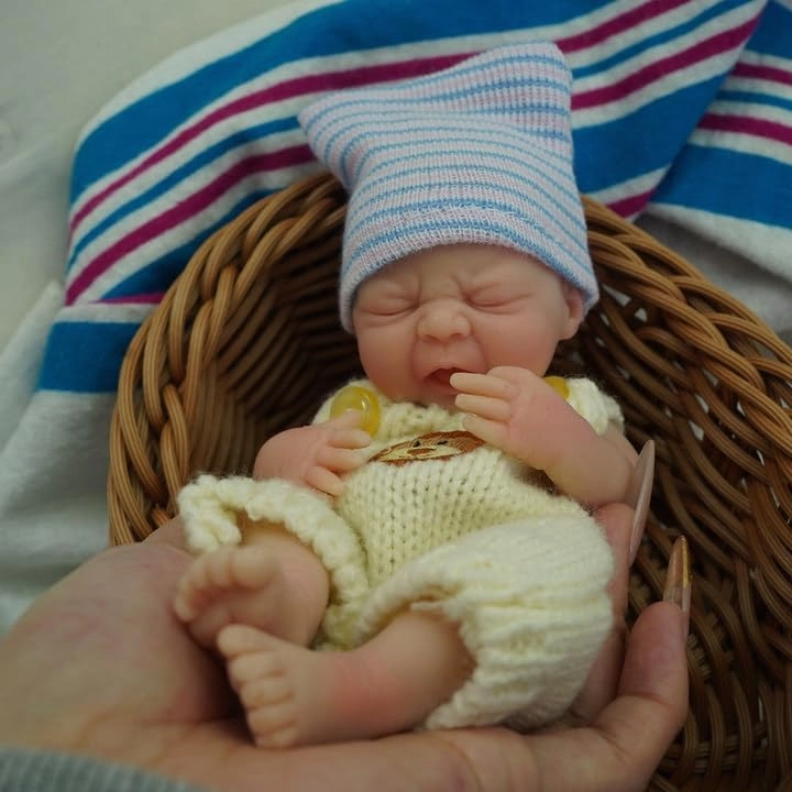 Susie Reborn Baby Doll - 7" Micro Preemie Full Body Silicone