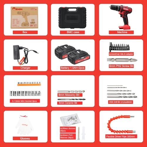 Cordless Impact Drill - 1.5 Amp Hours