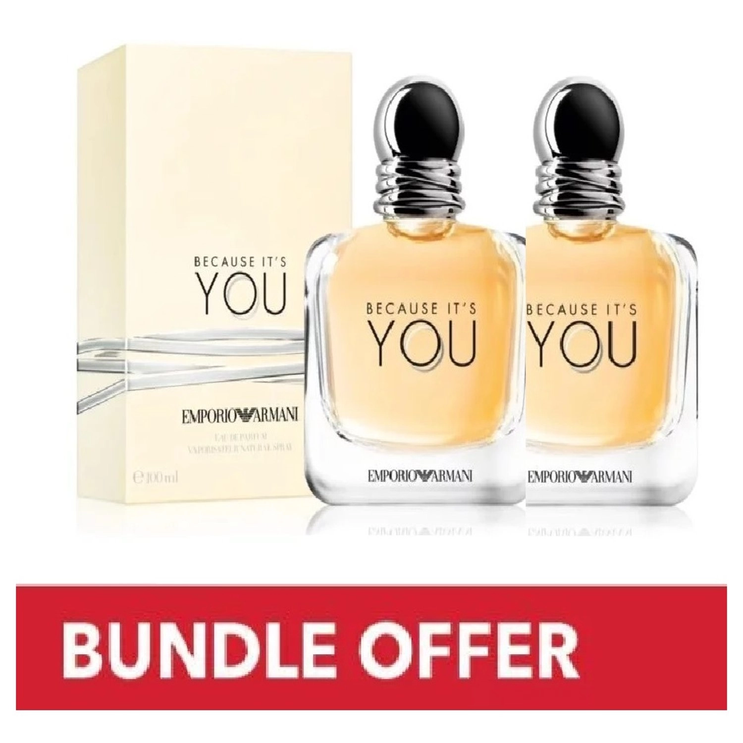 Giorgio Armani Because Its You Eau de Parfum 100 ml Bundle