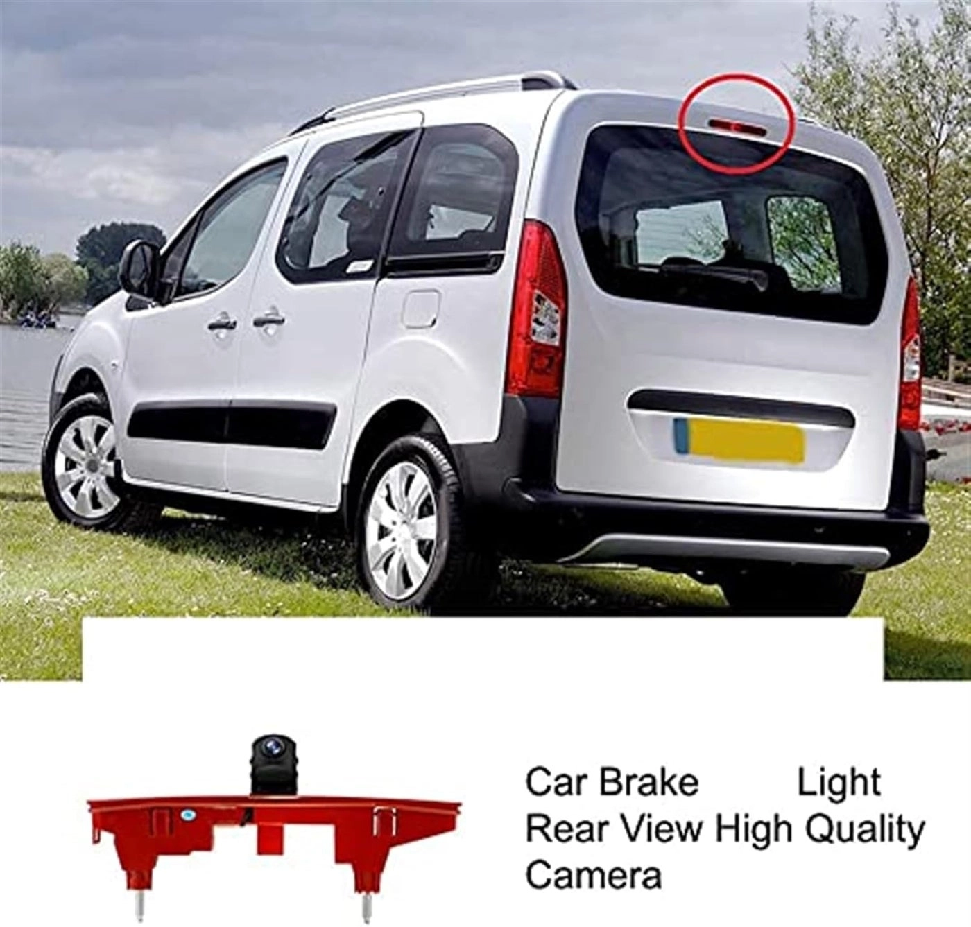 Rear View Backup Brake Light Camera - Night vision High-resolution