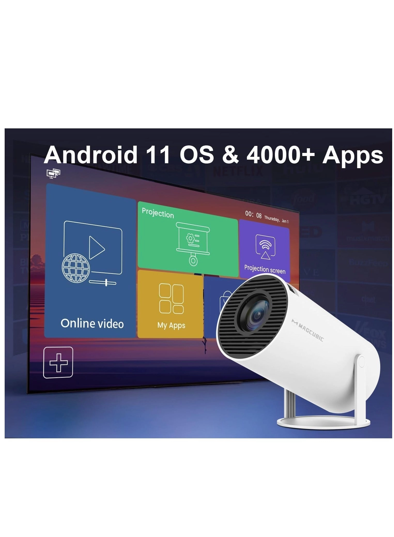 Mini Portable Projector 200 ANSI