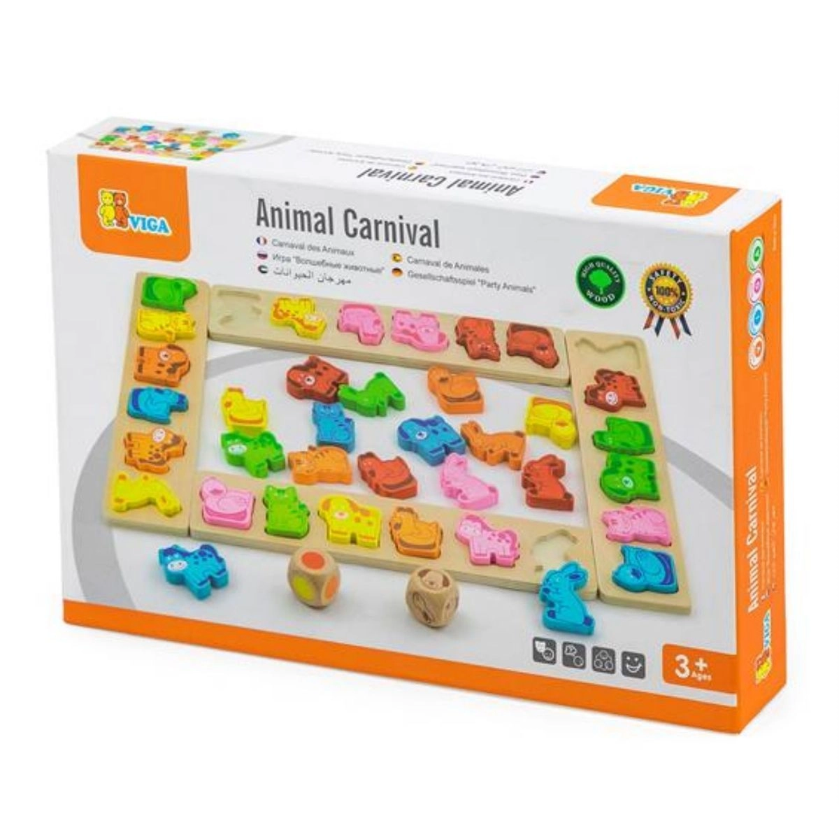 Learning Colors Puzzle Set - 3 + 36 pieces