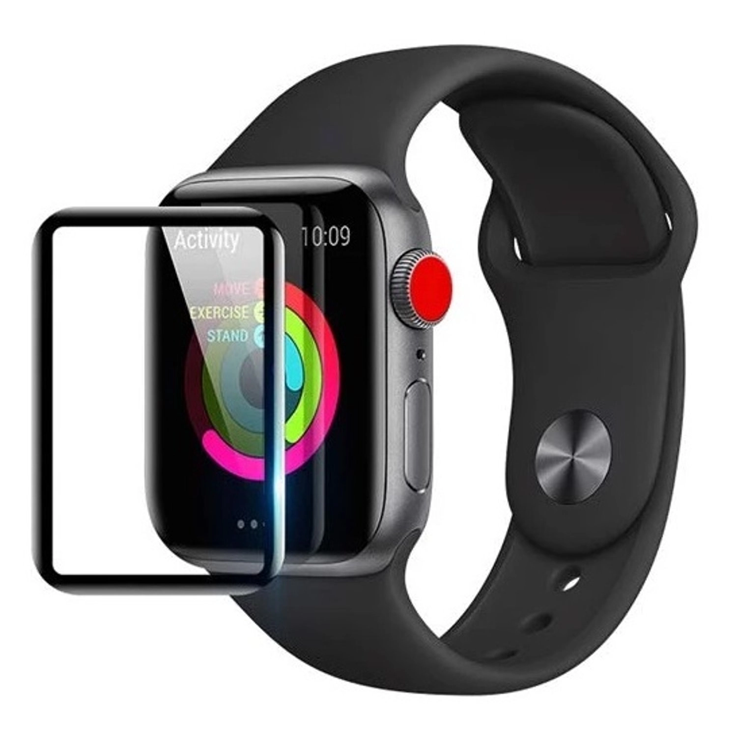 Max & Max 3D Glass Screen Protector for Apple Watch - 44mm