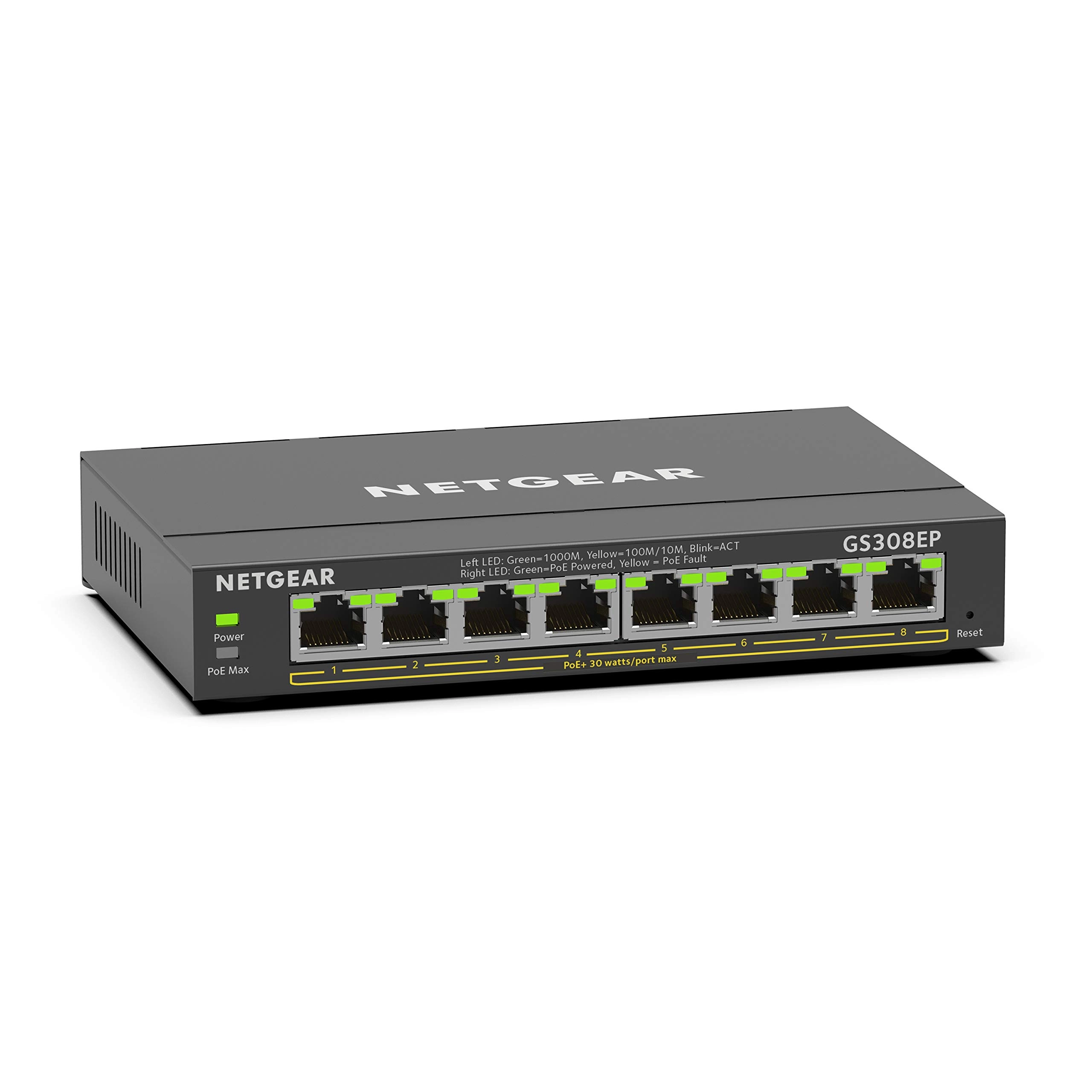 NETGEAR GS308EP-100NAS 8-ports