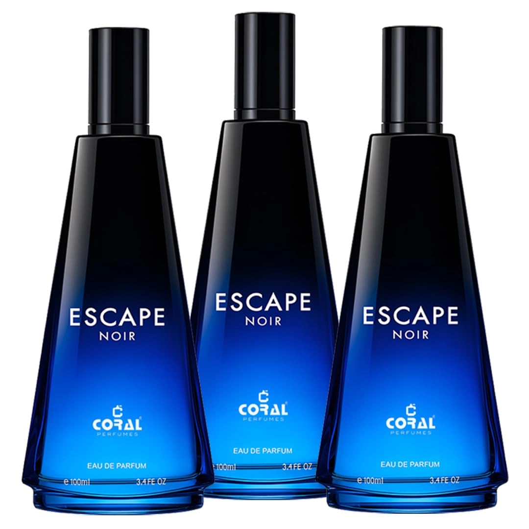 Coral Perfumes Industry LLC Escape Noir - Eau De Parfum 100ml Pack
