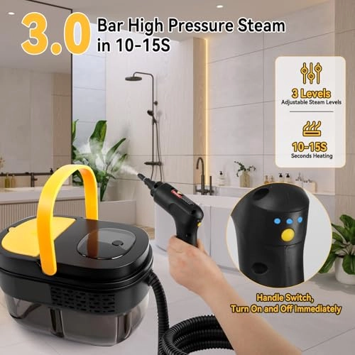 Steam Cleaner - 3 bar 1.6L