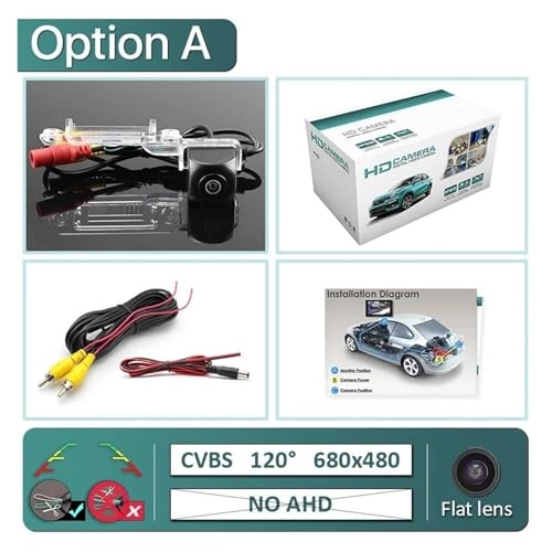 Wide View Vehicle Back up Camera - Night Vision Wire 1920x1080P