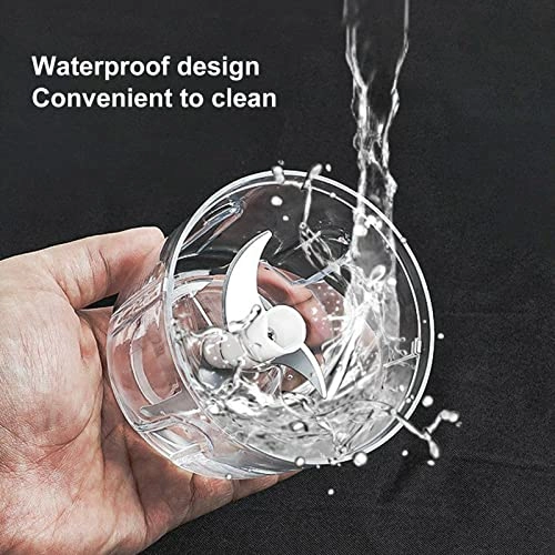 Mini Electric Garlic Chopper - 250ml USB Rechargeable