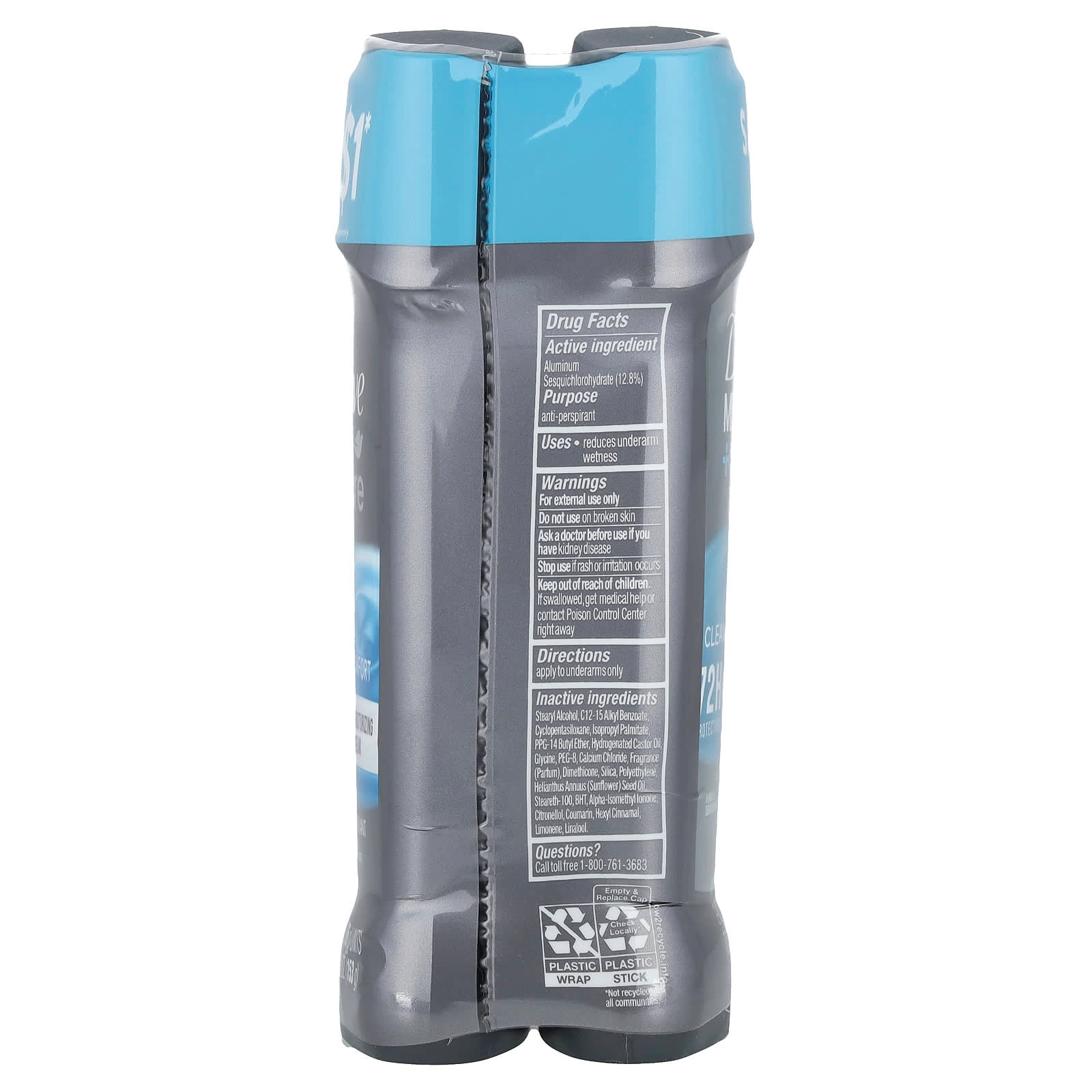 Antiperspirant Deodorant Clean Comfort - 76 g