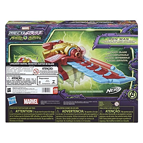 Avengers Mech Strike Monster Hunters Iron Man Monster Blast Blade - 5yr Iron Man - Avengers (5010993935864)
