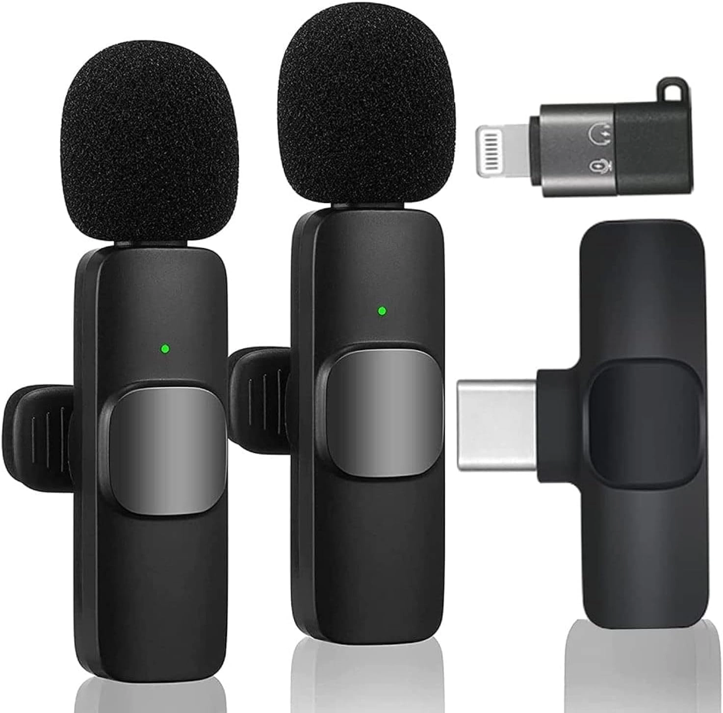 HJ-09087907 USB+Lightning Microphone 2-Pack