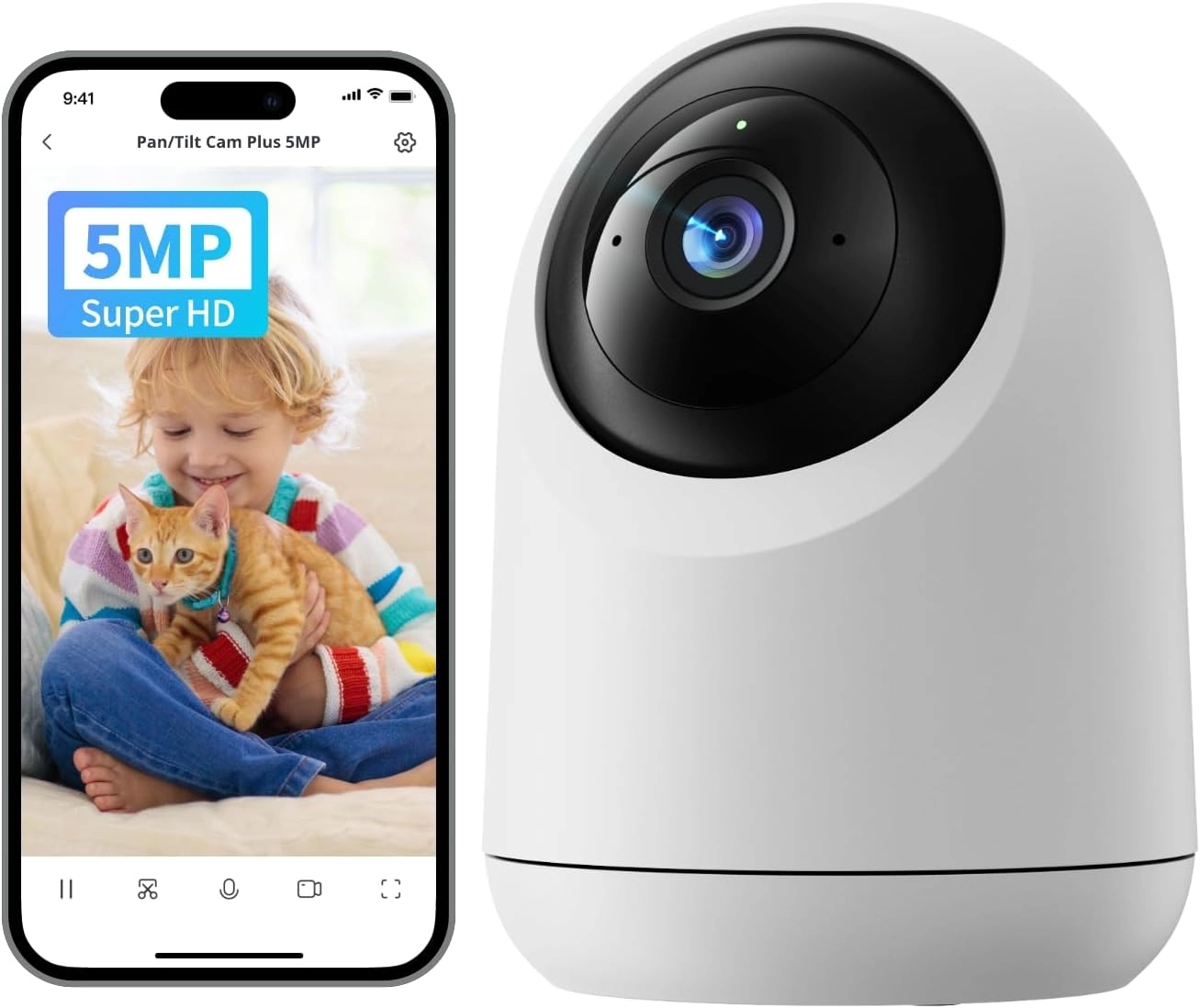 Fipka Pan Tilt Cam Plus - 3K 5MP