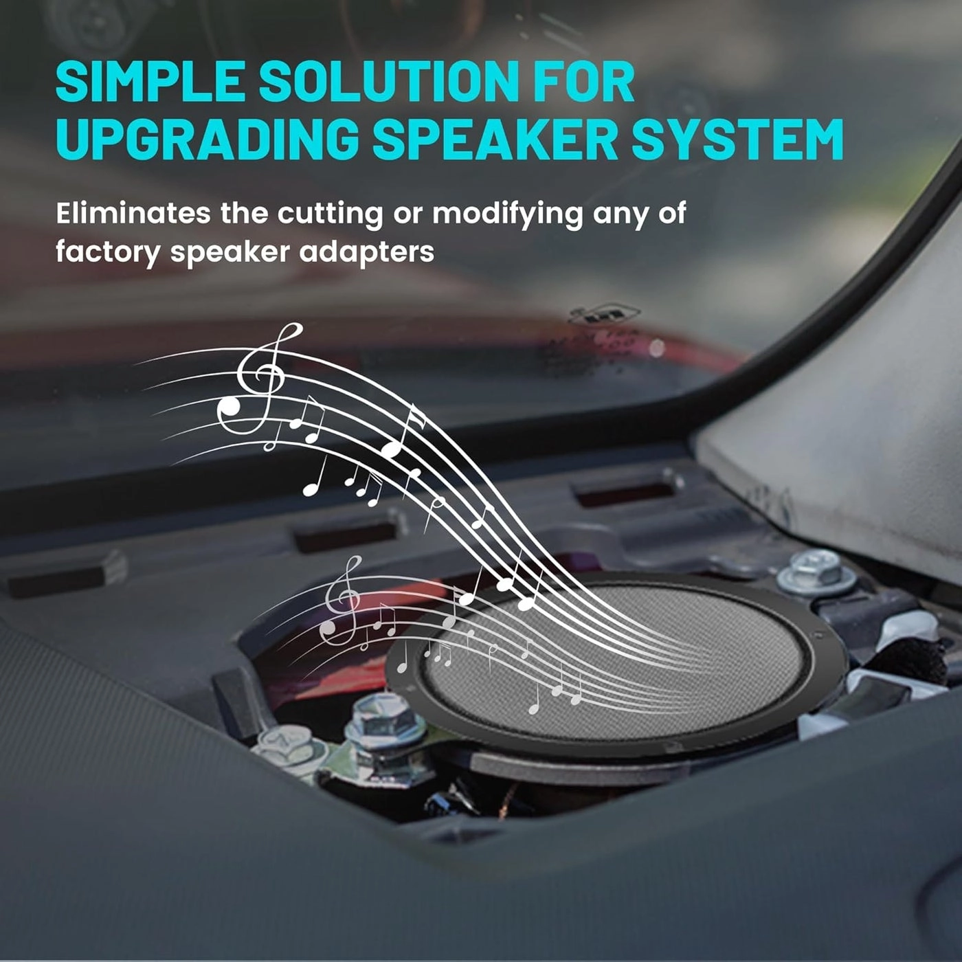 Dash Speaker Harness Connector - Toyota Subaru front dash tweeter