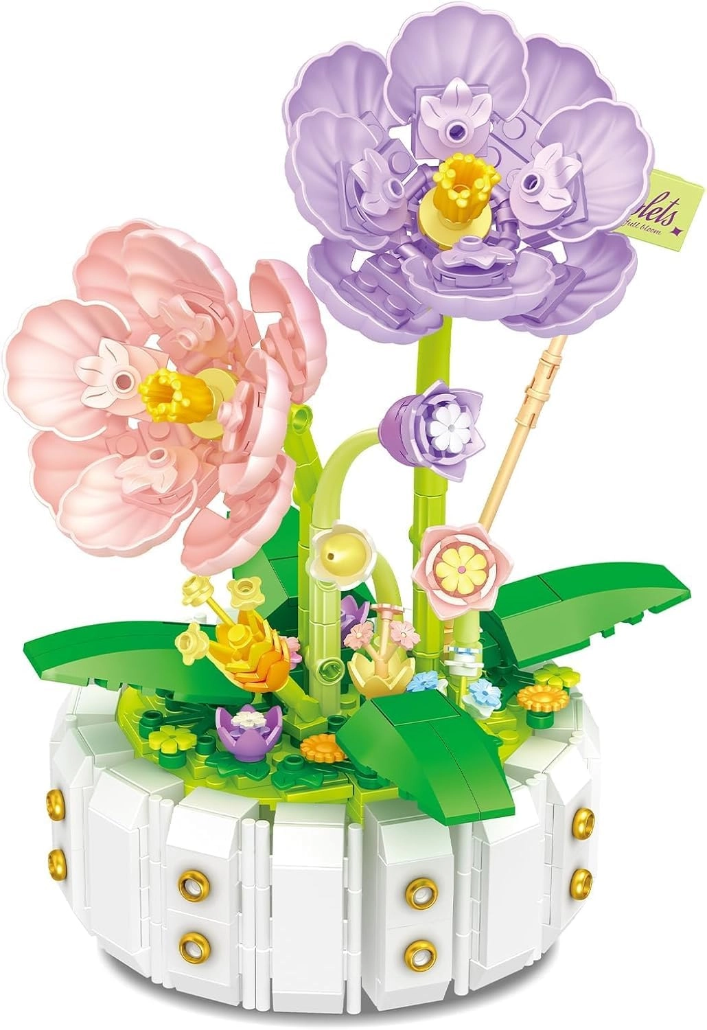 TERRIFI Flower Bouquet Building Kit (AAA-1234) - Violet