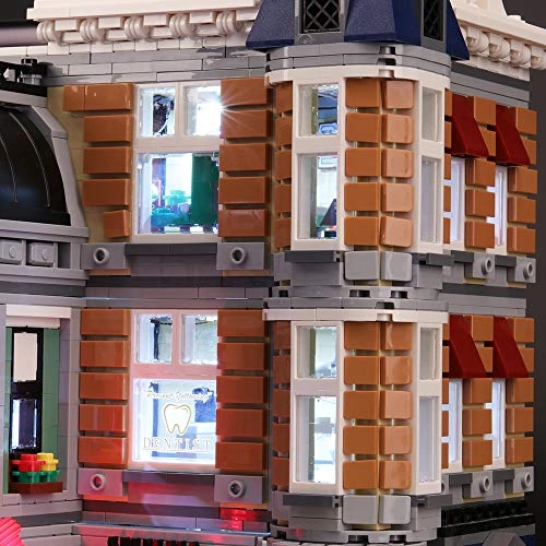 Led Lighting Kit For Assembly Square - Compatible With Lego 10255