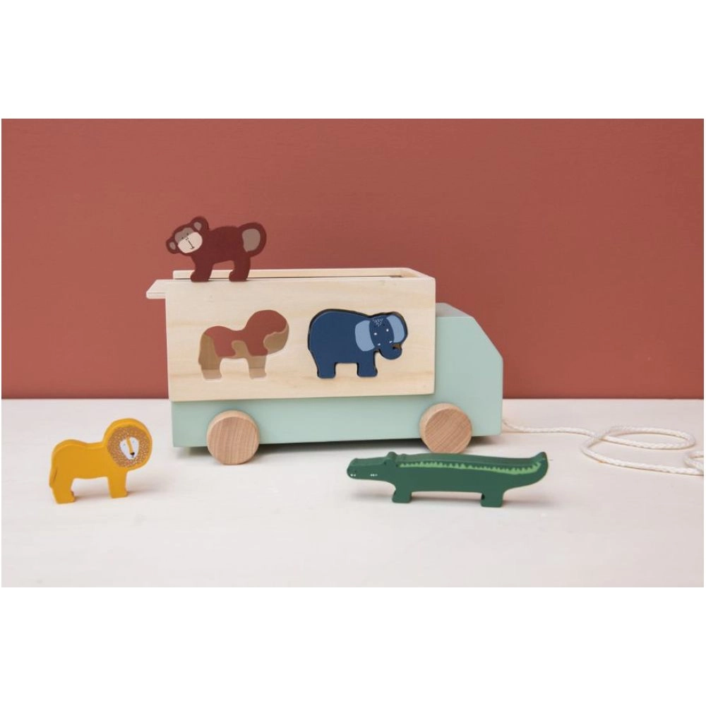 Wooden Animal Truck - Suitable for 18 months & above