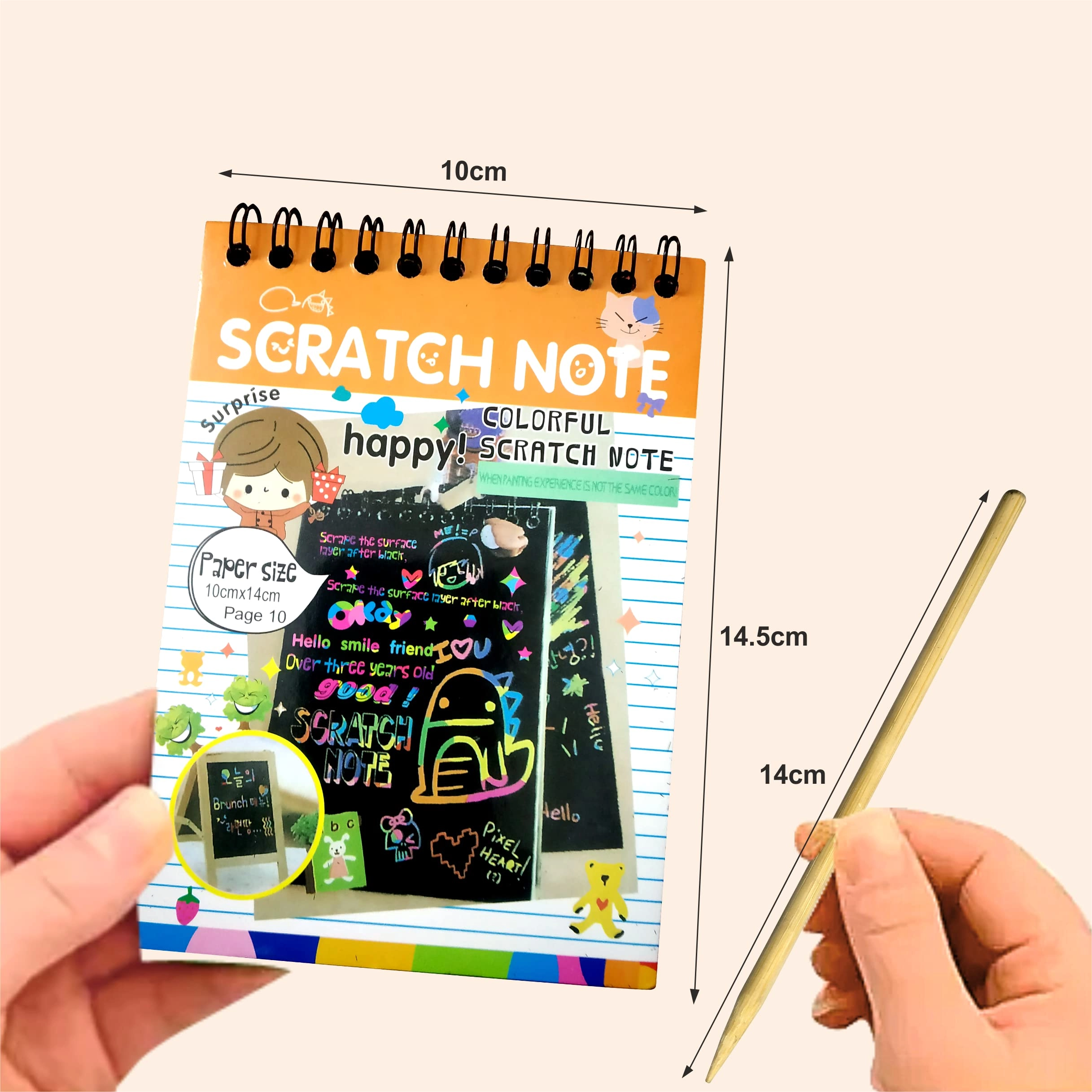 Scratch Book - 3+ years 12 pcs
