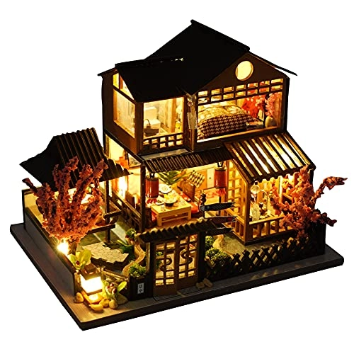 Miniature Dollhouse Kit - Mechanical Aesthetic Design 27.48 x 22.48 x 29.18 cm