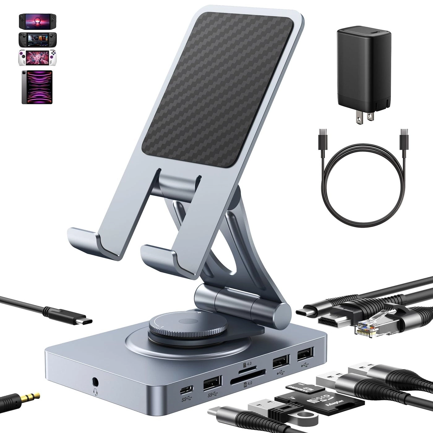 Newq USB C Docking Station - 4K60Hz