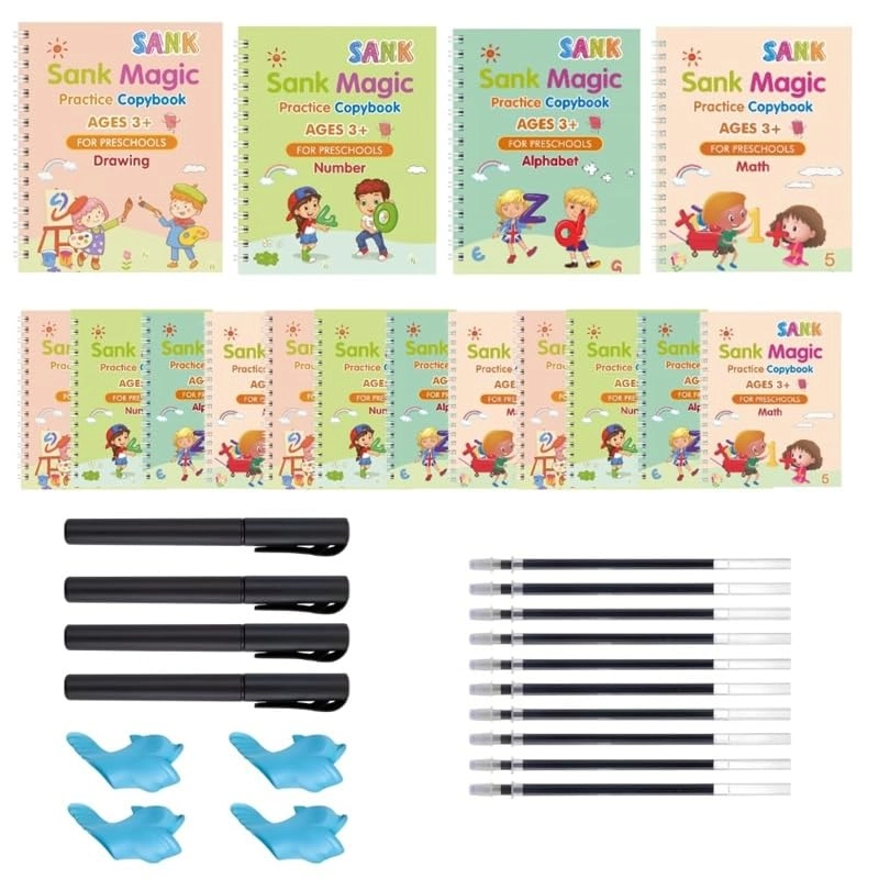 Toy Imagine Sank Magic Practice Copy Book - 3+ years 224 pieces