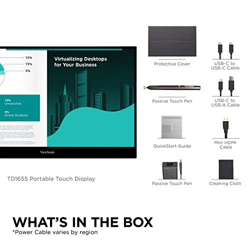 (Renewed) TD1655 - TD1655-CR 16 Inches 1920 x 1080 Pixels