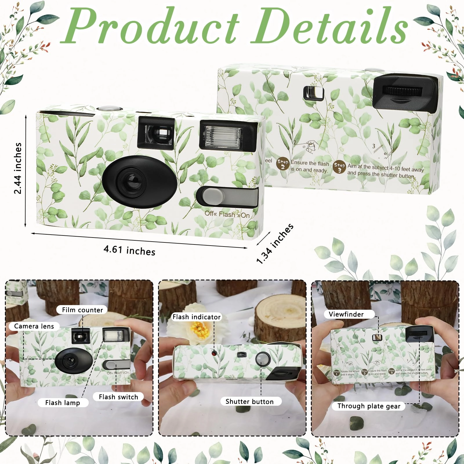 Disposable Cameras - 6 Pack 35mm