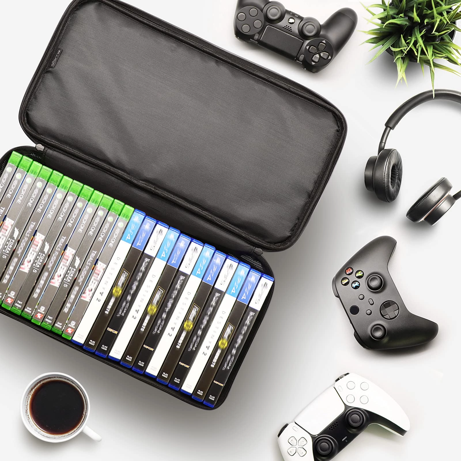 Video Games Storage Case - Xbox PS5 PS4