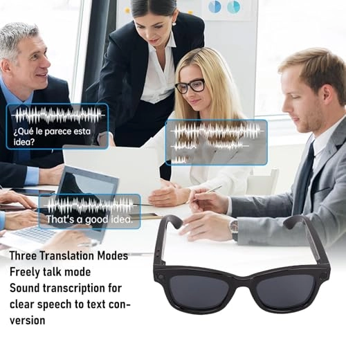 Smart Translation Glasses - 138 Language Translation Blue Light Lens