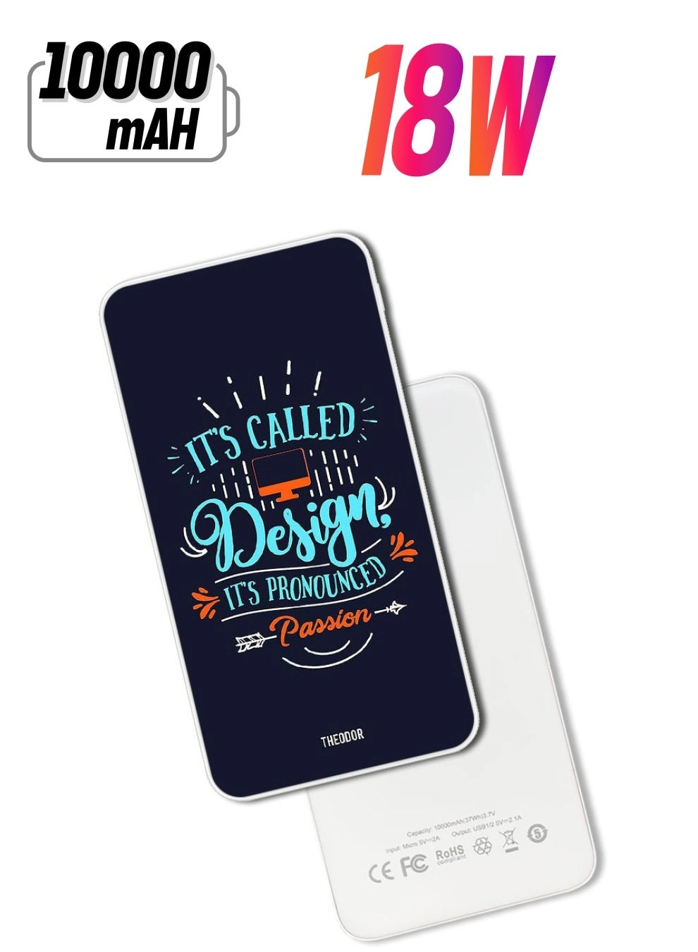 Theodor EX_PPBA251 - 10000 mAh 18W PD