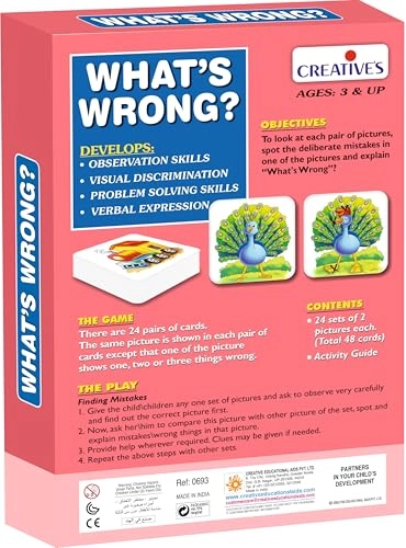 What's Wrong - 48-Piece Card Game