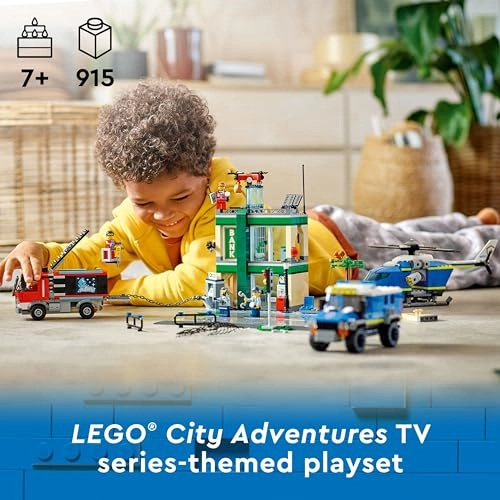 City Police Chase at the Bank (60317)