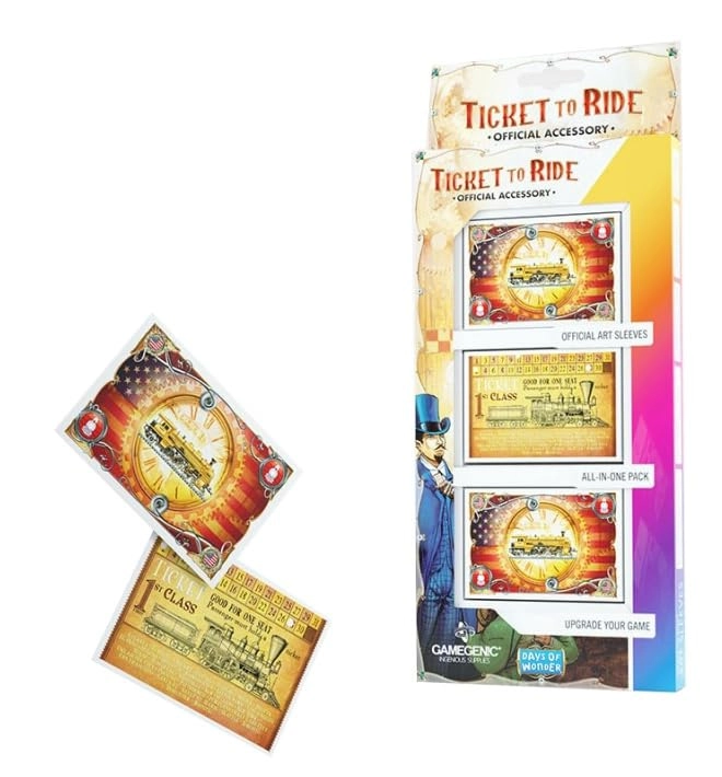 Ticket to Ride USA + Card Protector + 1910 + 1 Decals