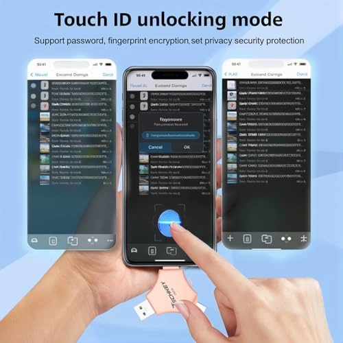 USB 3.0 Flash Drive - USB/Lightning/Type C 256GB