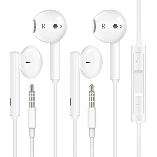 2PC-3.5MM Wired Headphone Pack