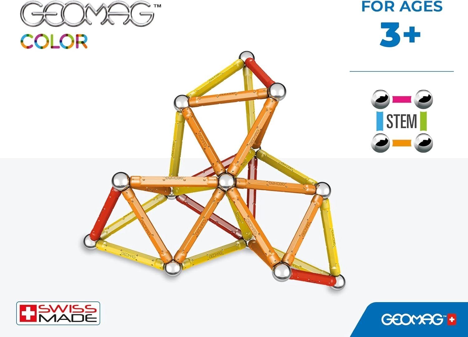 Glow Color Magnetic Construction Toy - 64 pcs