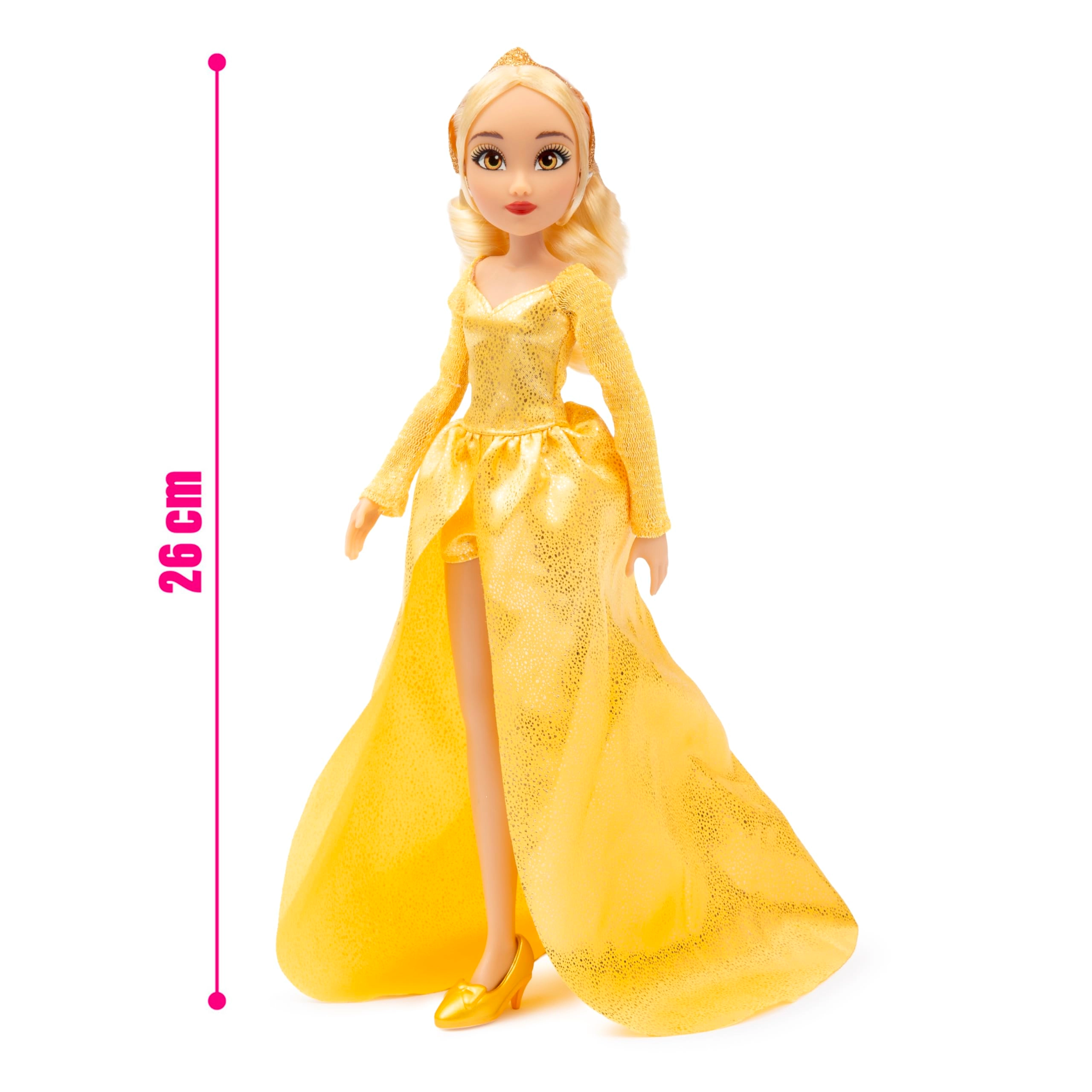 Stella Doll - Fully Articulated Sparkling Gold Gown Ages 4+