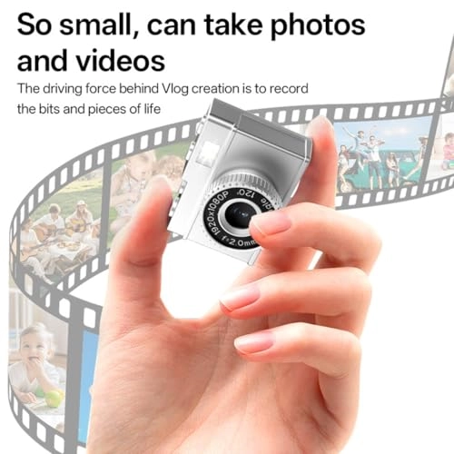 Mini Digital Camera - 1080P 1.14inch Screen