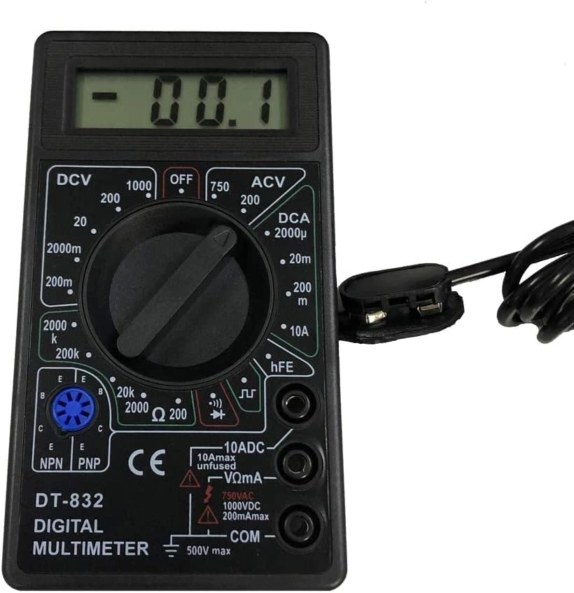 9V Battery Eliminator - USB Power Supply Cable 2m 800mA