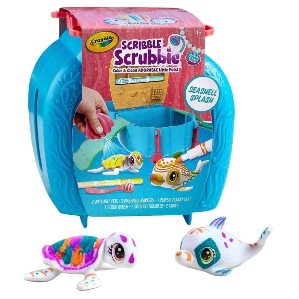 Scribble Scrubbie Pets - 3 Washable Markers